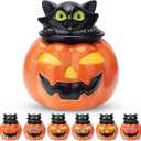 2 x ARVIDSSON Pumpkin Wax Melt Warmer, Electric Halloween Wax Warmer for Scented Wax, Ceramic Spooky Candle Warmers Wax Burner for Wax Melts, Home Fragrance Warmer, Gift for Women (Yellow)