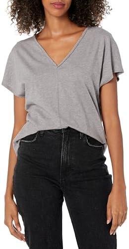 Splendid Women's Ali Heather Lurex Tee, L