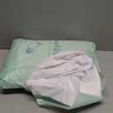 Yoofoss Waterproof Crib Mattress Protector 2 Pack, Quilted Crib Mattress Pad Cover Ultra Soft and Breathable, Machine Washable Toddler Mattress Protector for Standard Baby Crib Size 52''x28'' (White)