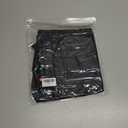 Men's 7" Athletic Hiking Shorts Quick-Dry Lightweight Gym Running Shorts with Zipper Pockets for Outdoor Workout (Black, M)