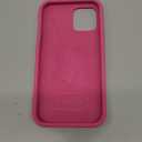 LOVE 3000 Designed for iPhone 12 Case/iPhone 12 Pro Case, Premium Silicone with [Soft Anti-Scratch Microfiber Lining] Shockproof Protective Phone Case for Men Women Girls 6.1", Pitaya