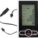 Exercise Bike Monitor Speedometer with Scan, Time, Speed, Calories, Mileage, and Total Distance Display for Stationary Bikes and Elliptical Trainers, 137X80mm SM Connector Required