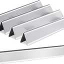 7620 7621 17.5" Flavorizer Bar for Weber Genesis 300 Series Grill Parts, Weber Genesis E/EP-310, 320, 330, Genesis S/E-310, 320, 330 with Front Control Knobs, Stainless Steel, 5-Pack