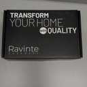 Ravinte 30 Pack Black Cabinet Pulls 4 Inch Square Cabinet Handles Matte Black Kitchen Hardware for Cabinet Square Drawer Pulls