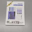 Upgrade Version Magnetic Eye Glass Repairing Kit, Eyeglass Repair Tool Kit with Compact Screw Box Include Nose Pads, Precision Screwdriver Set, Screws, Tweezer for Eyeglass, Sunglass, Spectacles Watch