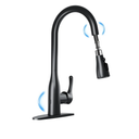 Homfan Touchless Kitchen Faucet Matte Black