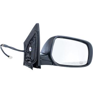 Dependable Direct Right Passenger Side Black Heated Manual Folding Power Operated Door Mirror Compatible with Toyota Corolla(2009 2010 2011 2012 2013) - Replacement Side Mirror-Part Link #:TO1321247