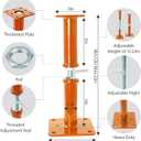 Adjustable House Jack 12-22" 9000lbs, Leveling Support for Floor & Porch