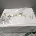 Tablet Pillow Stand, Compatible with 5"-12.9" Kindle, iPad, Phone/Tablet, Google, Samsung, 360 Rotating Phone Holder for Bed, Soft Plush Fabric, Detachable Bowl, Reading and Relaxation on Bed, Pink (Large (Velvet Pillow))