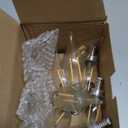 Sigalux E12 LED Bulb Candelabra Base 60 watt Chandelier Light Bulbs Dimmable, Flame Tip, 4.5W, 500LM 2700K Soft White, CA10 Candle Light Bulbs, 12 Packs