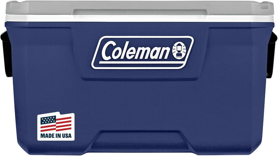 Coleman Classic Series Insulated Portable Cooler, Leak-Resistant Outdoor Hard Cooler Keeps Ice up to 5 Days, 52/70/120/150 Quart, 70qt