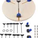 Pottery Machine Turntable Clamp, Portable Pottery Centering Tool, Adjustable Ceramic Art Repair Tool, Ceramic Pottery Trimming Turntable Tools Sculpting Clamp Repair Tools Mixizap