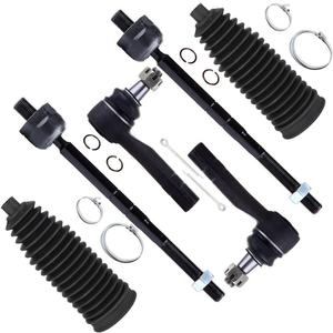 SCITOO 6pcs Front Suspension Kit Outer Inner Tie Rod End w/Boot Replacement 1998-2001 for Ford Explorer 1998-2011 for Ford Ranger for Mazda B2300 B2500 B3000 B4000 1998-2001 for Mercury Mountaineer