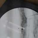 Natural Marble Outdoor Towel Rack with Weighted Base, KES 5-Feet Pool Towel Rack Outdoor for Hot Tub 18/8 Stainless Steel, Adjustable 3 Arms with Storage Tray, Brushed Finish OTR200-2