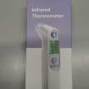 Ear Thermometer, Digital Ear Thermometer for Kids and Adults, High Accuracy Baby Thermometer with 1s Result, 3-Color Dispaly, 30 Memory Recall, with 21 Disposable Probe Covers (White)