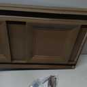 14 3/4"W x 28"H Mid-America Vinyl, TailorMade Two Equal Panels, Raised Panel Shutters, w/Installation Shutter-Lok's (Per Pair), 385 - French Roast