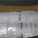100 White Washable and Removable Universal Wedding Banquet Chair Covers with Polyester Spandex Elastic Sliding Arc Design Chair Covers