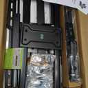 USX MOUNT Heavy Duty Full Motion Sliding TV Wall Mount for 42-97 Inch TVs up to 150 lbs, Wall Mount TV Bracket for Wood Studs 12/16/18/24 inch, Swivel & Tool-Free Tilt, Max VESA 600x400mm