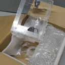 2 Pcs Safety Outlet Cover Box Clear Lock Box with Key Covers for Electrical Outlets, Provides Space Inside for Plugs, Proof Socket Covers Ease Operation