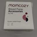 Momcozy Double-Sealed Flange 27mm Compatible with Momcozy M5 Breast Pump. Original M5 Breast Pump Replacement Accessories, 1PC (27mm) (Transparent)