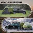 WildFinder SUV Tent, Rectangle Car Tent for Family, Waterproof & Windproof for Car Camping, Large Camping Tents with Storage Bag, SUV, Van, Jeep, 96 Inches X 96 Inches X 82.68"