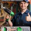 Heat Gun 1800W Fast Heating 122-1202 Heavy Duty Hot Air Gun Variable Temperature Control Overheat Protection 2 Speed Air Flow with 4 Nozzles for Crafts, Shrinking Tubing, Vinyl Wrap (SG-1004)