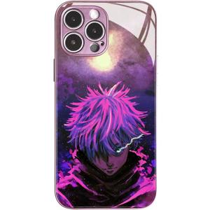 Anime Pink Case for iPhone 13 Pro Max, Shockproof Manga Cover, Unique Aesthetic Graphic Shell, Protective Flexible TPU Art Skin