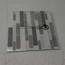 Art3d 10-Sheet Peel and Stick Backsplash, 12 in. x 12in. Dark Grey Marble Design (10 Sheets, Dark Gray)