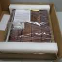 18" ADA Compliant Folding Teak Shower Seat Wall Mounted-Teak Folding Shower Bench, Folding Shower Seat for Inside Shower, Teak Foldable Shower Chair, Fold Down Shower Seat, Max Load 400lbs