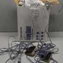 Westinghouse Electric Blanket Queen Size, Soft Luxury Faux Fur & Sherpa Heated Blanket with 10 Heating Levels & 1-12 Hours Auto Off, Fast Heating Blanket, Machine Washable, 84x 90 Inch Blue Gray