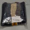 Warm Knee High Socks for Women-Thermal Cotton Socks for Hiking,Work,Winter,Gifts (Medium, 5 Black Pack Women)