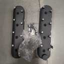 Cast Aluminum Engines Valve Cover with Coil Mounts Compatible with GM LS LS1 LS2 LS3 LS6 5.3 6.0 - Black