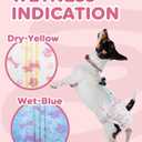 Dono Female Disposable Dog Diapers-48PCS, Disposable Female Dog Period Diapers for Heart with Wetness Indicator, Super Absorbent Doggie Puppy Diapers Female for Small Dogs