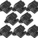 Square Ignition Coil Pack Compatible with 4.8 5.3 6.0 V8 2001 2002 2003 2004 2005 2006 Chevy Silverado 1500 2500 HD Suburban Avalanche Express GMC Sierra Yukon Savana Cadillac Escalade, IC400 D581