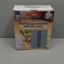 Cambro Food Storage Storage Containers with Lids (BPA-Free and Translucent) - 16 and 32 oz (ounce) Food Storage Container - (20 Piece Set)