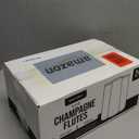 DECADORN Clear Stemless Champagne Flutes Plastic 24 Pack - 9oz Plastic Champagne Glasses - Durable and Sturdy Mimosa Glasses For Parties - Shatterproof, Recyclable, BPA-Free, Smooth Rims.