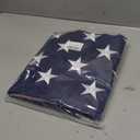 American Flag 4x6 FT Embroidered Stars, Sewn Stripes, Brass Grommets USA US Flag Polyester Long Lasting for Outdoor Use