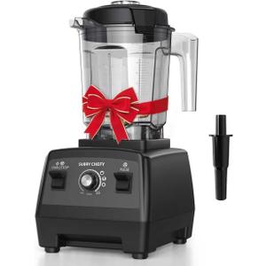 Countertop Blender Pro 2000W, Professional High-Speed Blender with Powerful Brushless Motor, 25-Speed, 68oz, Heavy Duty Kitchen Blender for Smoothies, Ice Crushing & Food Prep, Black