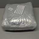 Pouf Ottoman Stuffed 20x20x12 Inches Floor Pouf Plush Fiber Ottoman Foot Rest Under Desk Foot Stool for Living Room Bedroom Gray