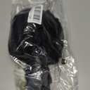 Strapless Clear Back Strap Convertible Bra with Lace Padded Underwired Plus Size Brassiere (Black, 40DDD)