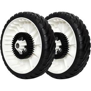 115-4695 Lawn Mower Rear Wheels Replaces Toro 115-4695 138-3216 - Drive Wheel Plastic Gear Assebmly 8" Compatible with 20332 20333 20334 22" Recycler Push Lawn Mower - 2 Pack
