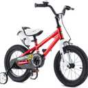 RoyalBaby Kids Bike Freestyle Classic 14 Inch Children Bicycle for Ages 3-10 Years Toddler to Big Kids, 14 Inch With Training Wheels