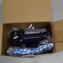 Powerful Handheld Fabric Steamer - 1800W with Fast Ceramic Heat-Up Plate, 2-in-1 Ironing & Wrinkle Remover, Steam Nozzle, Lint Brush - Blue, for US 120V Only