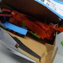 Hot Wheels Toy Car Track Set, Deluxe Building Box with Motorized Booster, 1:64 Scale Vehicle, Speed Snap Track, Boosted Jump Speedway