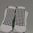 Lux Dual Grip Socks - Soccer Grip Socks for Men and Women. GripArray Performance & Comfort (Large, White (2 Packs))