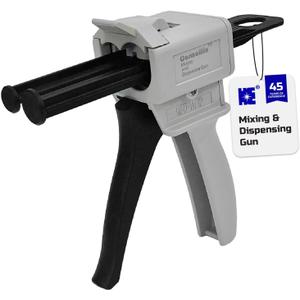 Cosmostar Mixing and Dispensing Gun, Impression Mixing Dispensing AB Gun Ratio 1:1/1:2 for 50ml, Compatible with 3M Adhesive 04747 cartridges, CosmoMix Mixing Epoxy Cartridge Dispenser Gun