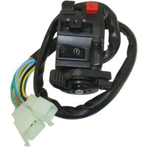 DJ-Motor 12 Wire 5 Fuction Male Plug Handle Switch Choke Lever Assembly for 110cc 125cc 150cc 200cc 250cc Quad ATV Taotao Sunl Roketa