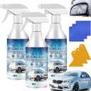 3PCS De - Icer for Car Windshield Defroster,Auto Windshield Deicing Spray, De-Icer Spray, Ice Remover Melting Spray Multi-Purpose Melters Winter Car Essentials for Fast Removing Snow, Ice and Frost