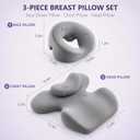 2026 Upgraded Breast Pillow for Massage, Face Down & Breast Support Pillow
