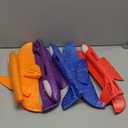 CUKU 4 Pack LED Light Airplane Toys-17.5" Large Throwing Foam Plane-2 Flight Modes Glider Plane-Outdoor Flying Toys for Kids-Flying Toys Gift for Boys Girls 3 4 5 6 7 8 9 Years Old (Colourful)